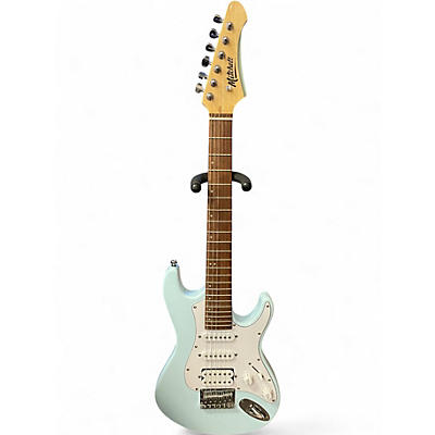 Used Mitchell TD100 Short Scale Blue Solid Body Electric Guitar