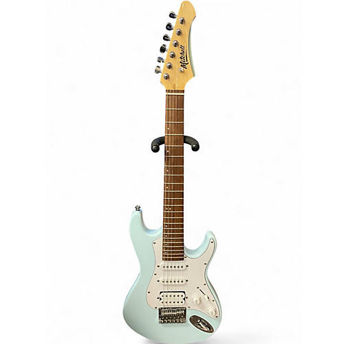 Used Mitchell TD100 Short Scale Blue Solid Body Electric Guitar Blue
