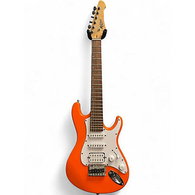 Used Mitchell TD100 Short Scale Orange Solid Body Electric Guitar