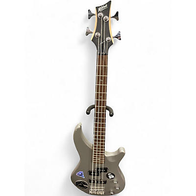 Used Mitchell mb100cs Gray Electric Bass Guitar