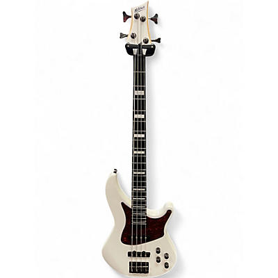 Used Mitchell mb250 Alpine White Electric Bass Guitar