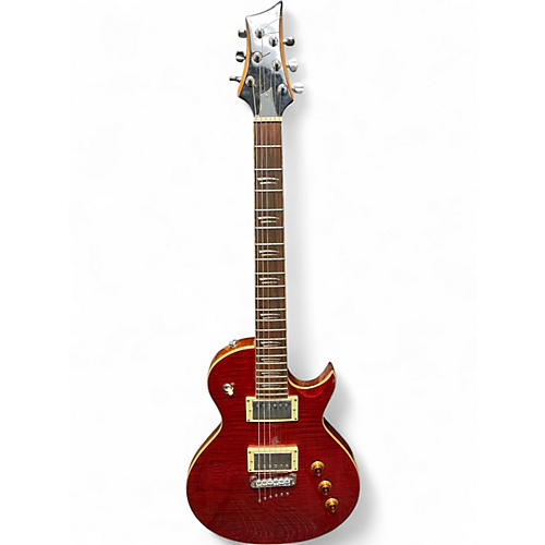 Used Mitchell ms450 Trans Crimson Red Solid Body Electric Guitar Trans Crimson Red