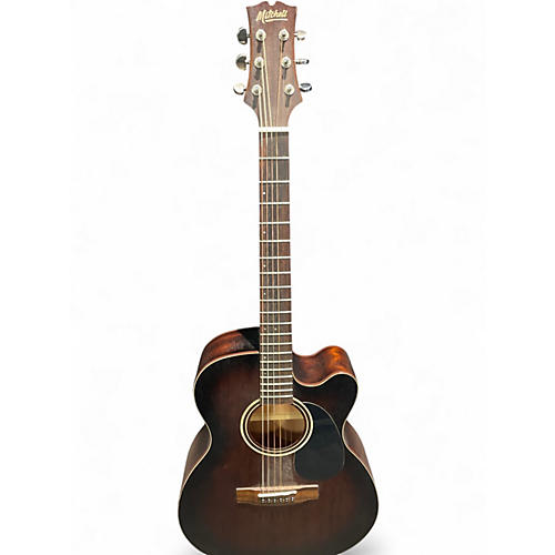 Used Mitchell t333ce Mahogany Acoustic Electric Guitar Mahogany