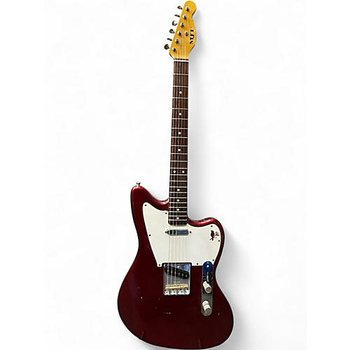 Used Mjt VTM Candy Apple Red Solid Body Electric Guitar Candy Apple Red