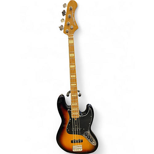 Used Modern Vintage MVJ4-66 3 Color Sunburst Electric Bass Guitar 3 Color Sunburst