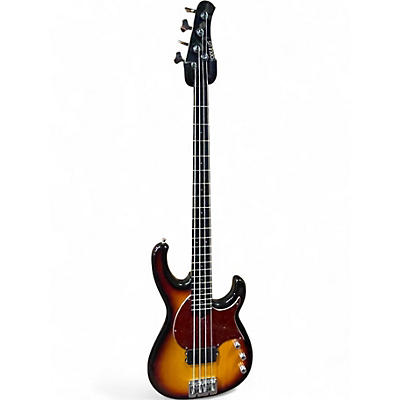 Used Modulus Guitars Funk Unlimited FB4 3 Color Sunburst Electric Bass Guitar