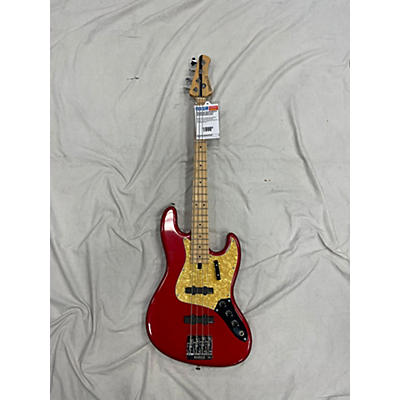 Modulus Guitars Used Modulus Guitars Modulus 4 String Bass Candy Apple Red Electric Bass Guitar