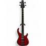 Used Modulus Guitars Q4 Quantum TRANS RED Electric Bass Guitar TRANS RED