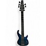 Used Modulus Guitars Q5 Quantum 5 String Blue Electric Bass Guitar Blue