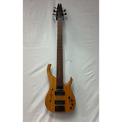 Modulus Guitars Used Modulus Guitars Q5 Quantum 5 String Fretless Semi-Hollow Electric Bass Guitar