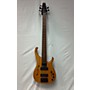 Used Modulus Guitars Used Modulus Guitars Q5 Quantum 5 String Fretless Semi-Hollow Electric Bass Guitar Natural