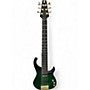 Used Modulus Guitars QUANTUM Q6 GREEN Electric Bass Guitar GREEN