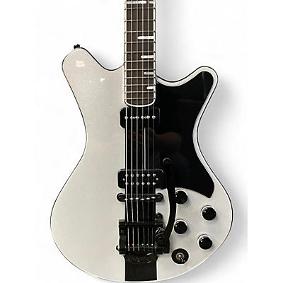 Used Mofo American Tavern with Bigsby Silver and Black Solid Body Electric Guitar