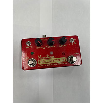 Used Molten Voltage DELAYTION Effect Pedal