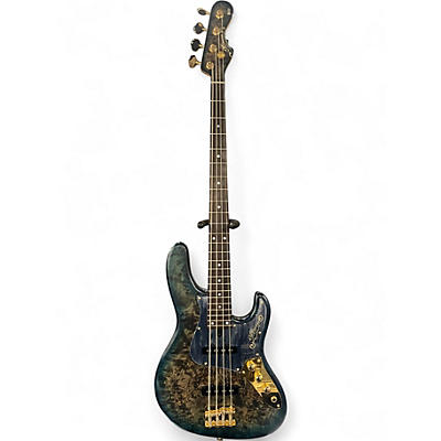 Used Momose MJ24 Blue Burst Electric Bass Guitar