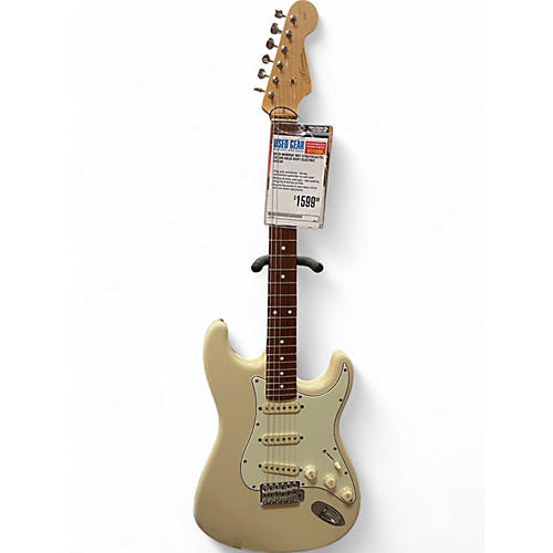 Used Momose MST Stratocaster Cream Solid Body Electric Guitar Cream