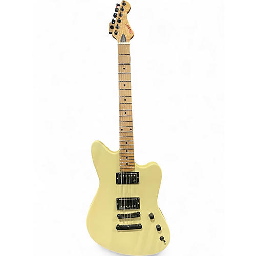 Used Monikers JM  Buttercream Solid Body Electric Guitar Buttercream