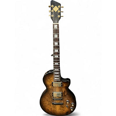 Used Monikers Les Paul Antique Burst Solid Body Electric Guitar