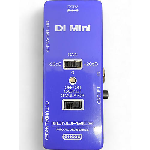 Monoprice Used Monoprice DI Mini  Effect Pedal