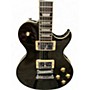 Used Monoprice SINGLE CUTAWAY LP TYPE BLACK Solid Body Electric Guitar BLACK