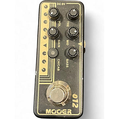 Used Mooer 012 Fried Mien Micro Preamp Effect Pedal