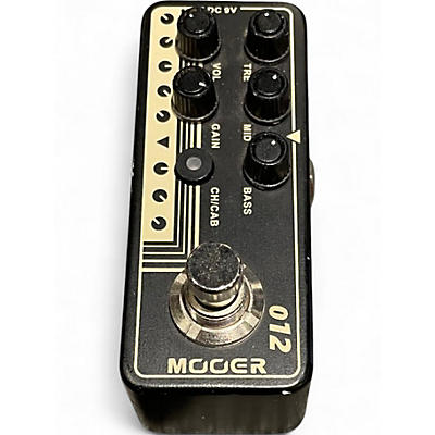 Used Mooer 012 Fried Mien Micro Preamp Pedal