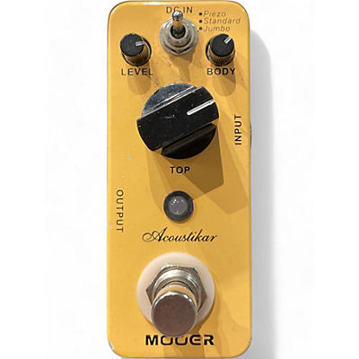 Used Mooer ACOUSTIKAR Effect Pedal