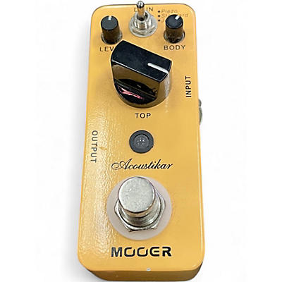 Used Mooer ACOUSTIKAR Effect Pedal