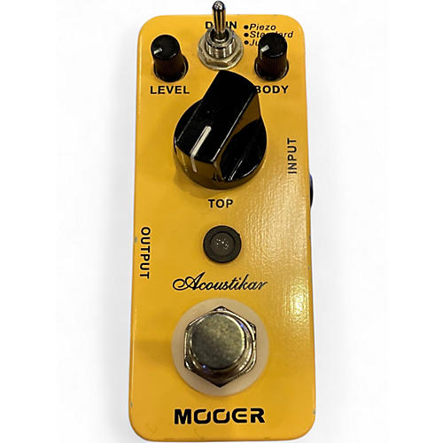 Used Mooer ACOUSTIKAR Effect Pedal