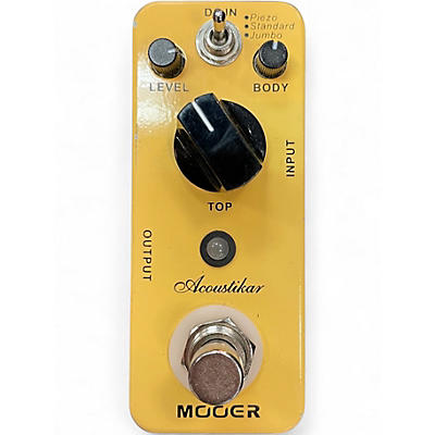 Used Mooer ACOUSTIKAR Effect Pedal