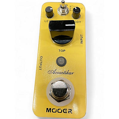 Used Mooer ACOUSTIKAR Pedal