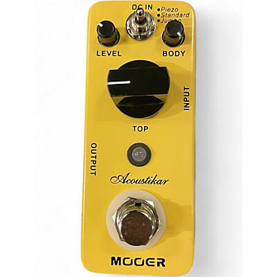 Used Mooer ACOUSTIKAR Pedal