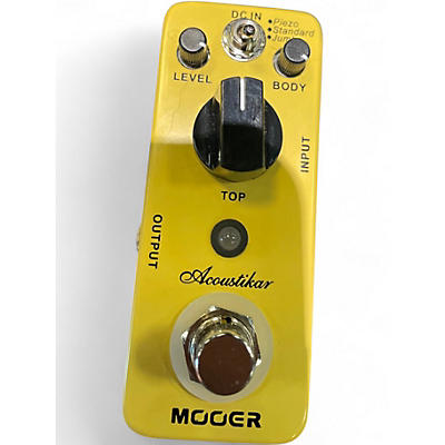 Used Mooer ACOUSTIKAR Pedal