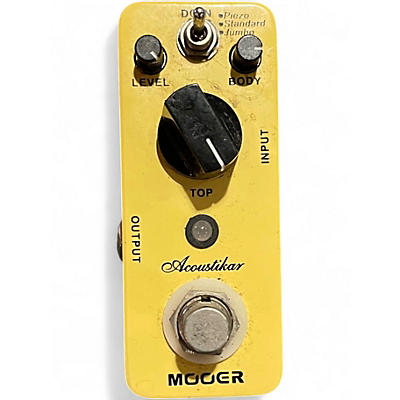Used Mooer ACOUSTIKAR Pedal