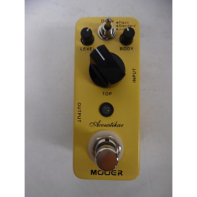 Used Mooer Acoustikar Pedal