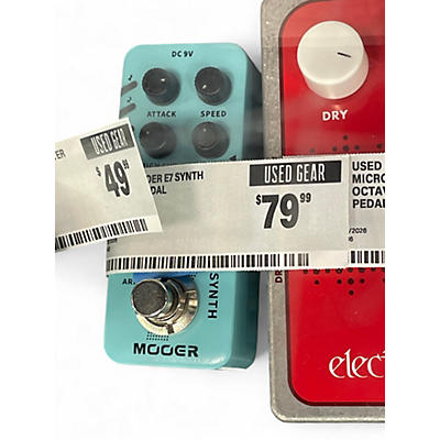 Used Mooer E7 SYNTH Effect Pedal