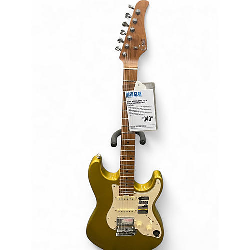 Used Mooer GTRS Gold Solid Body Electric Guitar Gold