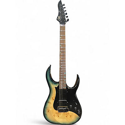 Used Mooer GTRS M810 Green Burst Solid Body Electric Guitar