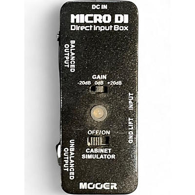 Used Mooer MICRO DI Bass Effect Pedal