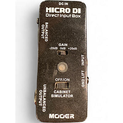 Used Mooer MICRO DI Direct Box