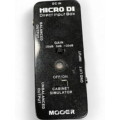 Used Mooer MICRO DI Pedal