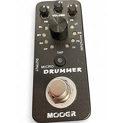 Used Mooer MICRO DRUM MACHINE PEDAL Drum Machine