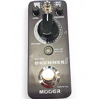 Used Mooer MICRO DRUMMER Percussion Stomp Box