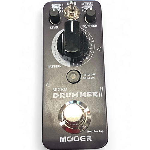 Used Mooer MICRO DRUMMER Percussion Stomp Box