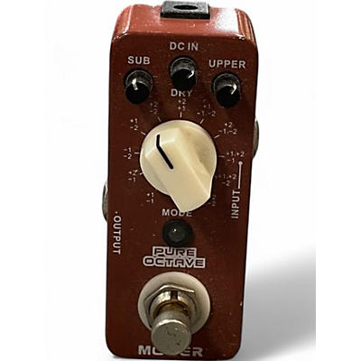 Used Mooer PURE OCTAVE Effect Pedal