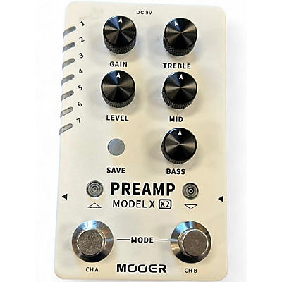 Used Mooer Preamp Model X2 Guitar Preamp