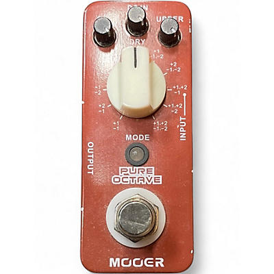 Used Mooer Pure octave Effect Pedal