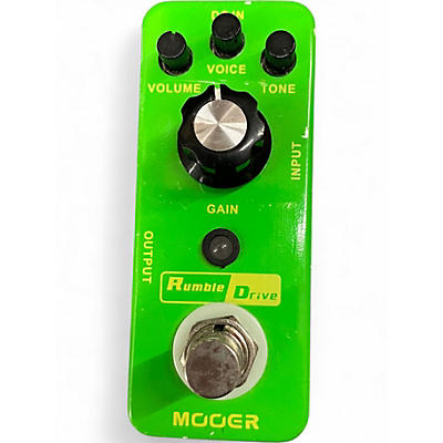 Used Mooer Rumble Drive Effect Pedal