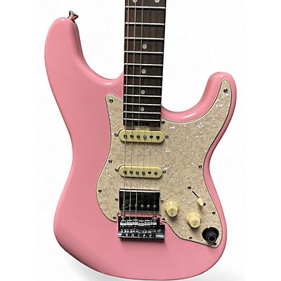 Used Mooer S800 Pink Solid Body Electric Guitar