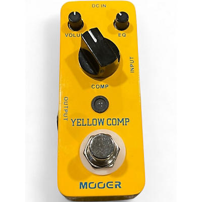 Used Mooer YELLOW COMP Effect Pedal